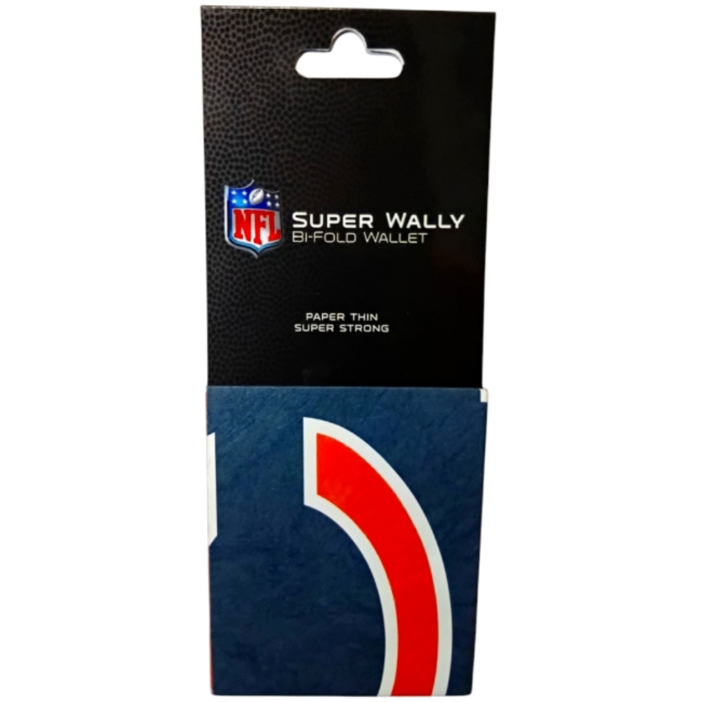 Chicago Bears Super Wally Bi-Fold Wallet Paper Thin super Strong